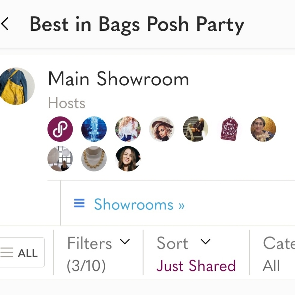 Co-hosting POSH Party " BEST OF BAGS" APRIL 23. 25